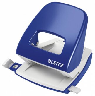 Hulapparat Leitz Blå 2-Huls M/skinne T/30Ark 5008 - DURABLE