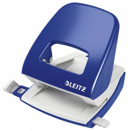 Hulapparat Leitz Blå 2-Huls M/skinne T/30Ark 5008 - Leitz