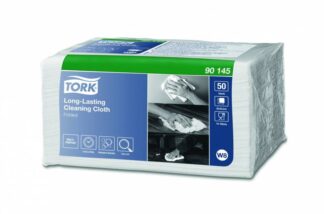 Aftørringsklud Tork Alt-I-En W8 1-Lags 90145 Hvid 400Stk/kar - Contour