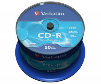 2 stk. Cd-R 700Mb/80Min 52X  Spindle (50) - Verbatim