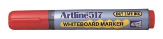 12 stk. Whiteboardpenne Artline 517 Rød - Artline