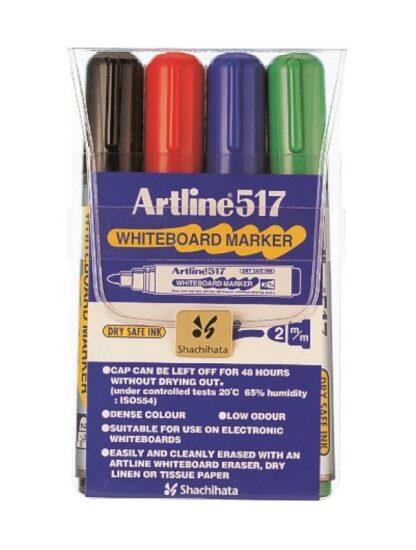 Whiteboard Marker Artline 517 4-Sæt - Artline