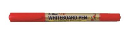 12 stk. Whiteboard Marker Artline 541T 2-I-1 Rød - Artline