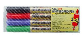 Whiteboard Marker Artline 541T 2-I-1 4-Sæt - Artline