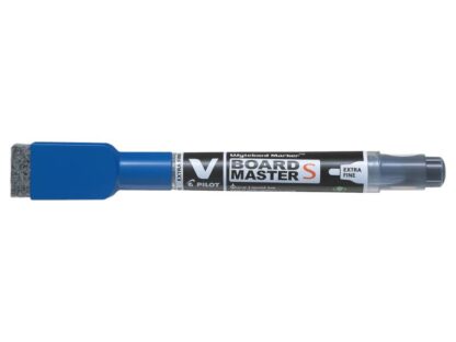 10 stk. V Board Master Small Ef Bullet Tip Blue W/eraser And Magnet - Pilot