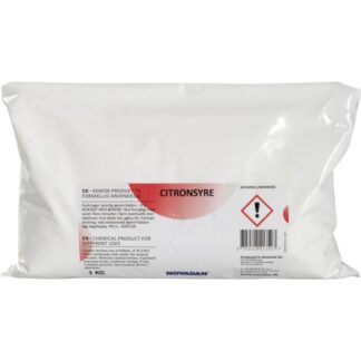 5 stk. Citronsyre, Novadan, Pulver, 1 Kg - Øvrige