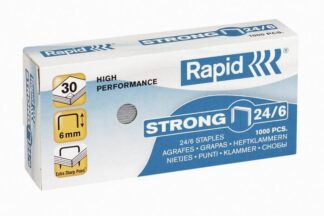 Hæfteklammer Galvaniseret 24/6 Rapid Strong 1000Stk/pak - Mayland