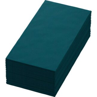 360 stk. Middagsserviet, Dunisoft, 1/8 Fold, 40X40Cm, Ocean Teal, Airlaid, Bio *denne Vare Tages Ikke Retur* - Øvrige