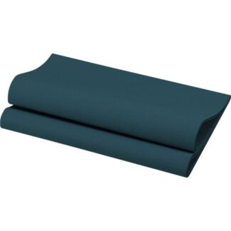 360 stk. Middagsserviet, Dunisoft, 1/4 Fold, 40X40Cm, Ocean Teal, Bio *denne Vare Tages Ikke Retur* - Varta