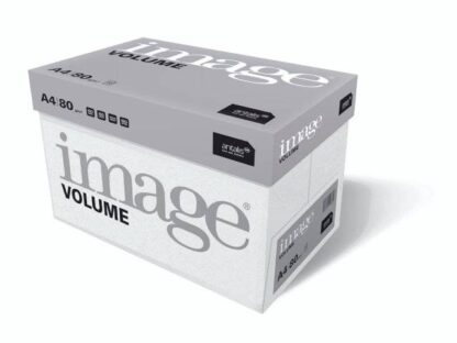 5 stk. Kopipapir Image Volume 80G A4 M/4 Huller 500Ark/pak - Image Volume