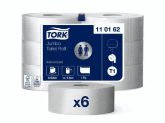 Toiletpapir Tork Jumbo T1 Advanced 1-Lag 110162 6Rl/kar - Tork