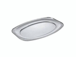 Cateringfad Oval Foodline 55X36X2,2Cm Glat Stor 10Stk/pak - Plus Pack