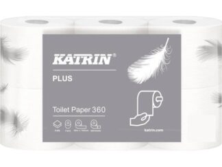 Toiletpapir Katrin Plus 360 Hvid 50M 18100 2-Lag 42Rul/kar - Katrin