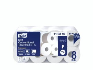 Toiletpapir Tork Premium T4 3-Lag Extra Soft 29,5M 110316 72Rul/kar - Tork