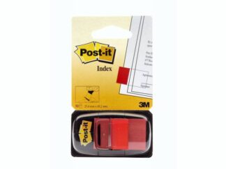 5 stk. Post-It Indexfaner 680-1 Rød 25,4X43,2Mm 50Stk/pak - Post-it