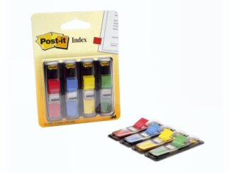 Post-It Indexfaner Smalle 12,5X43Mm 4X35Stk/pk Dispenser - Post-it