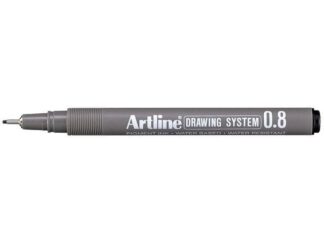 12 stk. Drawingpen Artline Ek238 0,8Mm Sort - Bethien