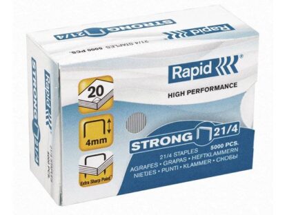 Hæfteklammer Galvaniserede Rapid Strong 21/4 5000Stk/pak 56X40X25Mm (5000Ea) - Rapid