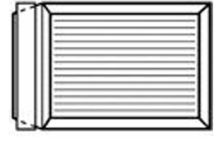 Kuverter M/papbagside Hvid 350X500Mm Nr 7 11747 100/pak - Bong