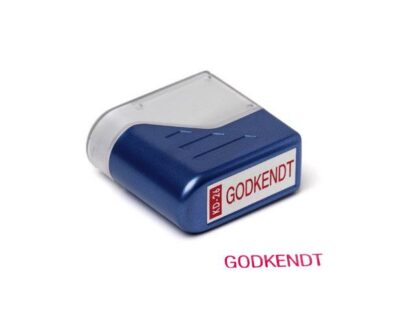 Stempel Deskmate Godkendt Rød Tekst - Trodat