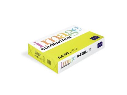 Kopipapir Image Coloraction A4 80G Ibiza Neon Yellow 500Ark/pkt - Image Coloraction