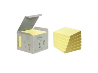 Post-It Notes Miljø 76X76Mm Gul 6Blk/pak - Fellowes