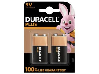 Batteri Duracell Plus Power 9V Alkaline 2Stk/pak - Duracell