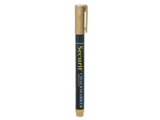 Chalkmarker Securit Original Guld 1-2Mm Rund Spids - Securit