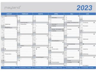 Kontorkalender A5 Klassisk 21X15Cm 2023 0580 00 - Rapid