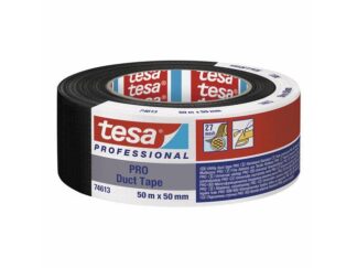 Tape Tesa Lærred Sort 50Mmx50M 74613 Duct Tape Pro - naturesse