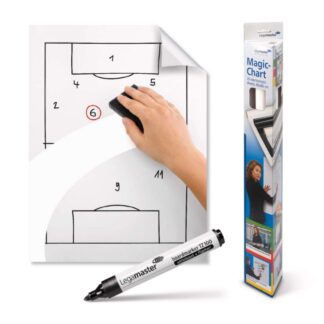 Whiteboard Folie, Hvid, 80X60 Cm, 25 Ark Pr. Rulle, Legamaster Magic Chart