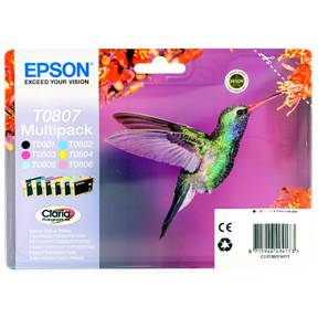 T0807 Claria Multipack W/alarm - Epson