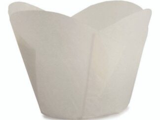 Tulipan Papirsform 52/62 Hvid 700833 Ø50X52Mm 1000Stk/pak Hvid 1X1X1Mm (1000Ea) - Øvrige