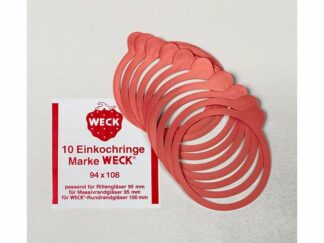 Gummiring T/ø10Cm Glas Weck (Rr100) 10Stk/pak 1X1X1Mm (10Ea) - Varta