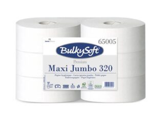 Toiletpapir Gigant M Bulky Soft 2-Lags Hvid 320M 6Rul/kar Hvid 1X1X1Mm (6Rul) - Master'In