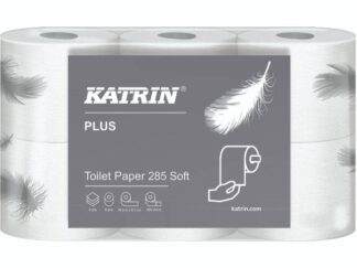 Toiletpapir Katrin Plus 285 Hvid 35M 38411 3-Lag 42Rul/pak Hvid 1X1X1Mm (42Rul) - Duni