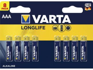 Batteri Varta Longlife Aaa 8St/pak Blister 12X167X120Mm (8Ea) - Varta