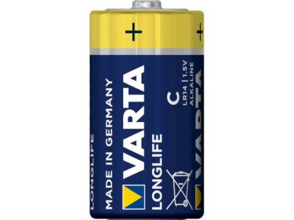 Batteri Varta Longlife C 2St/pak Blister 27X80X120Mm (2Ea) - Varta