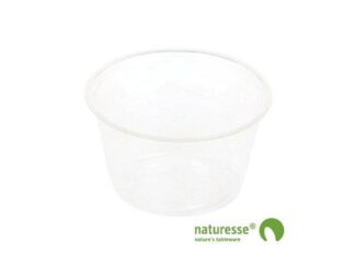 Dressingbæger 120Ml Pla Ø70Xh47Mm 100Stk/pak Transparent 1X1X1Mm (100Ea) - naturesse