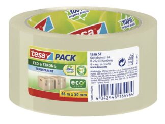 Tape Tesa Ecologo Klar 50Mmx66M Støjsvag 58153 Transparent 107X107X50Mm (1) - Tesa