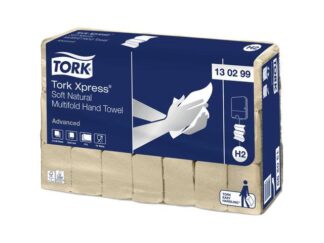 Papirhåndklæde Tork Xpress Adv Natur 2-Lag M-Fold 3780 Ark Brun 1X1X1Mm (1) - Tork