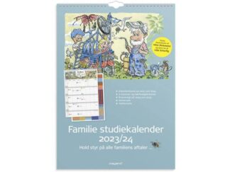 Studiekalender Familie M/stickers Illu. Af Otto Dickmeiss 2024 8079 00 1X1X1Mm (1) - Mayland