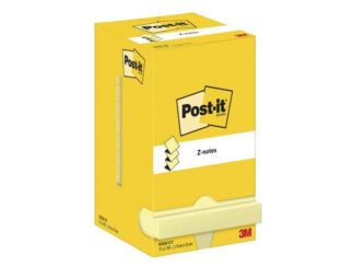 Post-It Blok Z-Notes R330 Canarygul 76X76Mm 12Blk/pak Gul 1X1X1Mm (12Ea) - Mayland