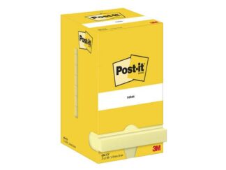 Post-It Blok Canarygul 76X76Mm 12Blk/pak Gul 1X1X1Mm (12Ea) - ESPACE