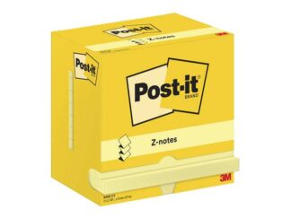 Post-It Blok Z-Notes Canarygul 127X76Mm 12Blk/pak Gul 1X1X1Mm (12Ea) - Post-it